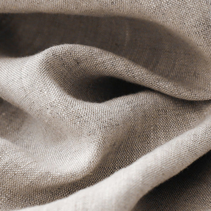 Buddha Stones Pantaloni larghi da donna in cotone e lino, con coulisse, lunghezza alla caviglia, tinta unita, estivi, con tasche e cerniera - image 16