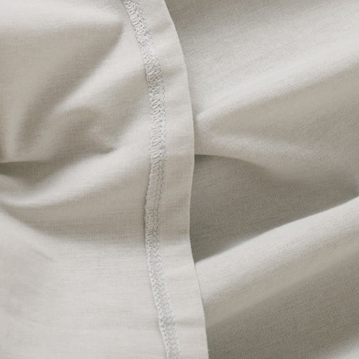 Abito midi in cotone e lino a maniche corte con tasche , Buddha Stones Summer Buttons - image 15