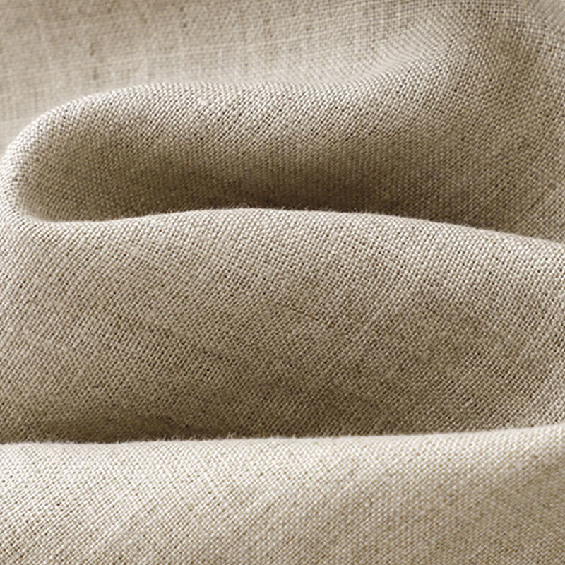 Pantaloni da donna a gamba larga in cotone e lino con tasche e cerniera, lunghezza alla caviglia, modello Buddha Stones, design semplice ed estivo