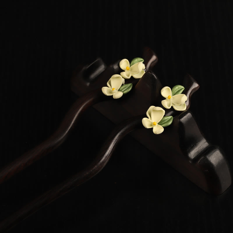 Forcina Buddha Stones Ebony Gardenia Petal Courage