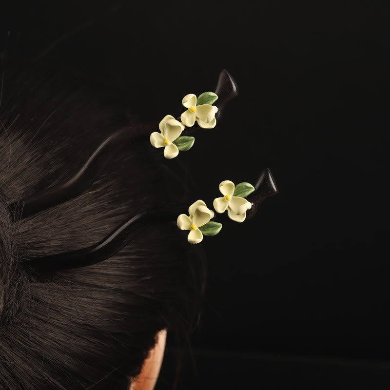 Forcina Buddha Stones Ebony Gardenia Petal Courage