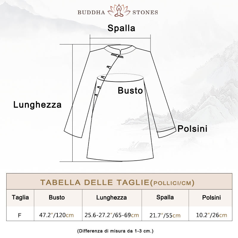 Camicetta in lino ramiè Buddha Stones Donna Camicia Top Abbigliamento in stile cinese Hanfu - image 3