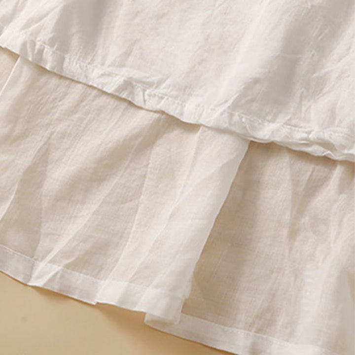 Gonna da donna con elastico in vita e lacci semplici Buddha Stones con tasche - image 15