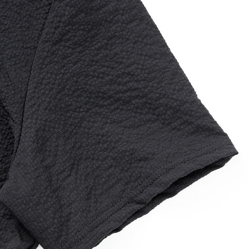 Polo a quadri tinta unita Buddha Stones con bottoni a metà, da uomo, a maniche corte - image 15