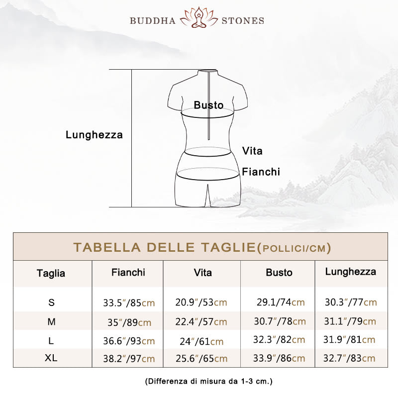 Tuta sportiva da donna con cerniera elasticizzata a maniche corte, per fitness e yoga , Buddha Stones - image 3