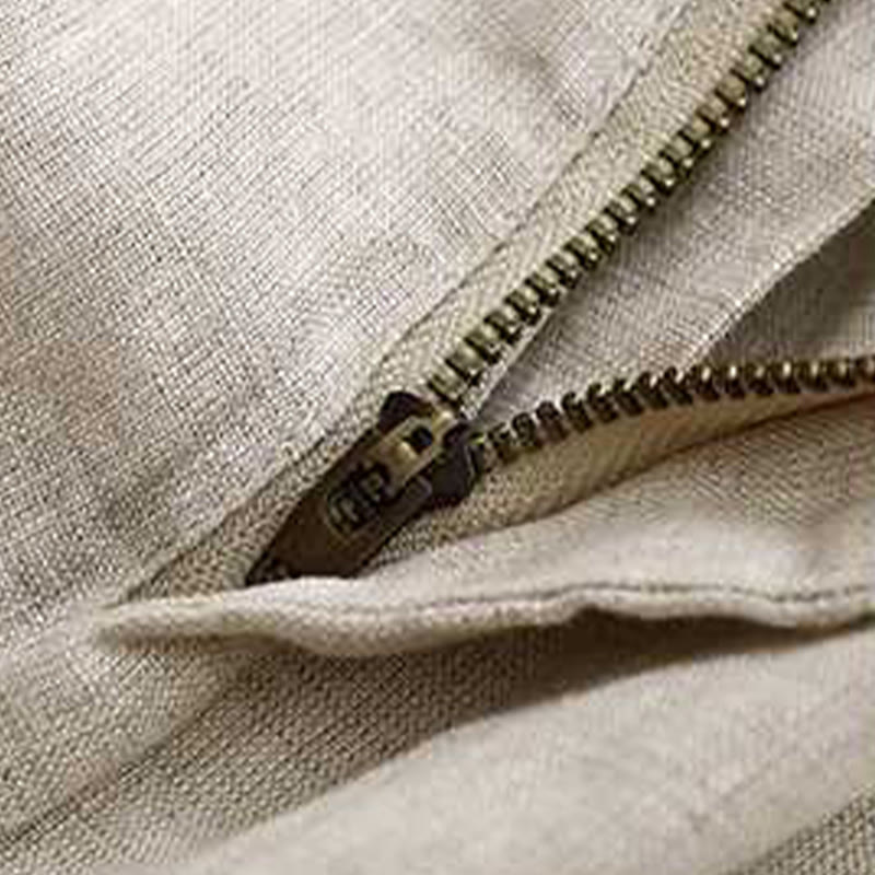 Pantaloncini da donna estivi casual con cerniera, bottoni a rana e tasche, con stampa Buddha Stones. - image 17
