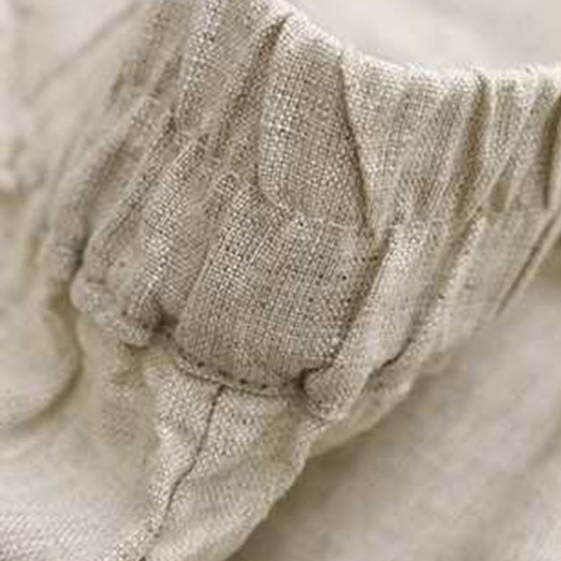 Pantaloncini da donna estivi casual con cerniera, bottoni a rana e tasche, con stampa Buddha Stones. - image 15