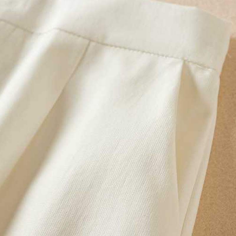 Pantaloncini da donna Buddha Stones, estivi, casual, in cotone e lino, con cerniera e tasche - image 18
