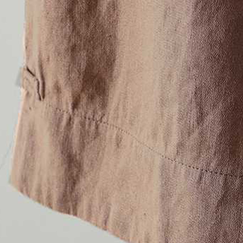 Pantaloncini da donna in fibra acrilica con tasche, Buddha Stones, estivi, casual, tinta unita, con bottone a rana e cerniera - image 19