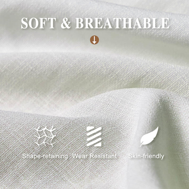 Pantaloni harem elastici in vita da donna con motivo Buddha Stones Chinese Landscape Mountains Fiumi Mist - image 4