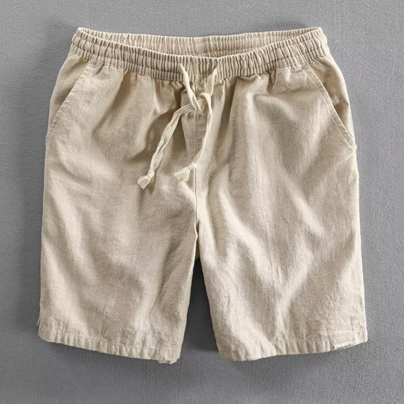 Pantaloncini da uomo in cotone con coulisse e elastico in vita con tasche Buddha Stones - Seta di mais - US/UK/AU40, EU50 (3XL) - image 14