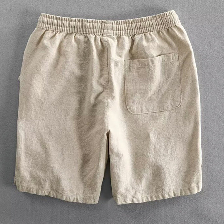 Pantaloncini da uomo in cotone con coulisse e elastico in vita con tasche Buddha Stones - image 14
