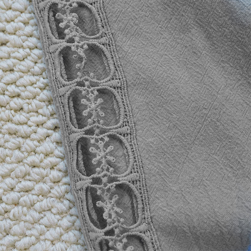 Pantaloni da donna in lino e cotone con tasche, modello Buddha Stones Summer, tinta unita, con cuciture - image 19