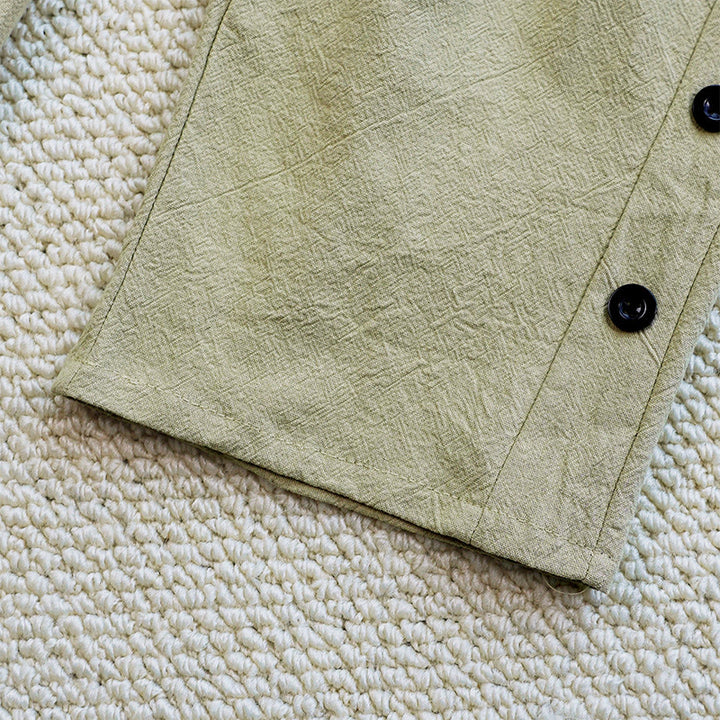 Pantaloni da donna in lino di cotone con coulisse, con tasche, modello patchwork estivo semplice Buddha Stones - image 30