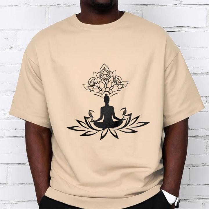 Maglietta Buddha Stones e fiore di loto, meditazione, Buddha - image 9