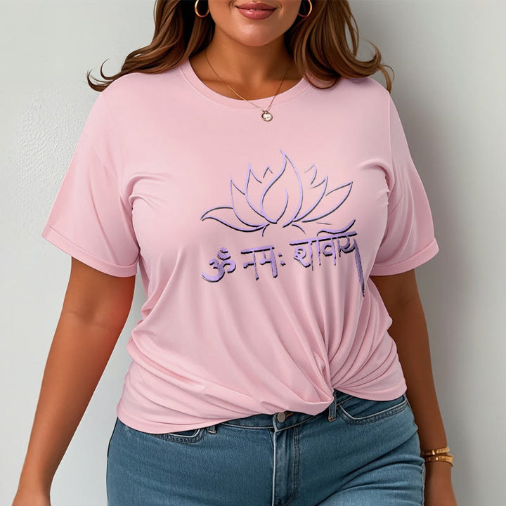 T-shirt con maglietta Buddha Stones Lotus sanscrito Namah Shivaya - image 13