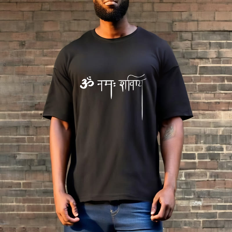 T-shirt con maglietta Buddha Stones in sanscrito Namah Shivaya - image 3