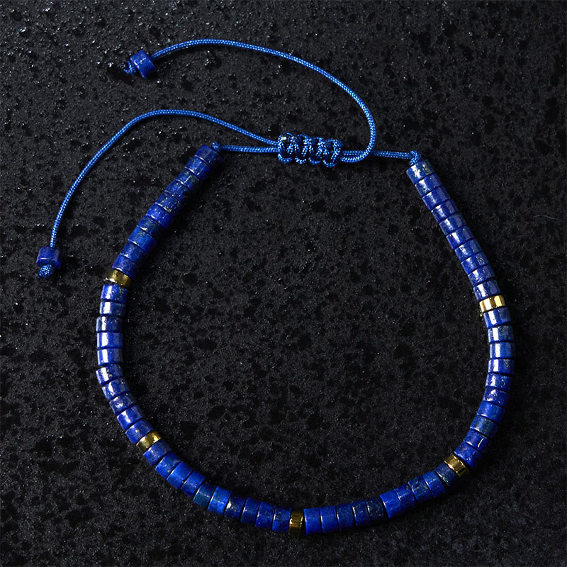 Buddha Stones Natural Lazurite Spacer Bead Positive Balance