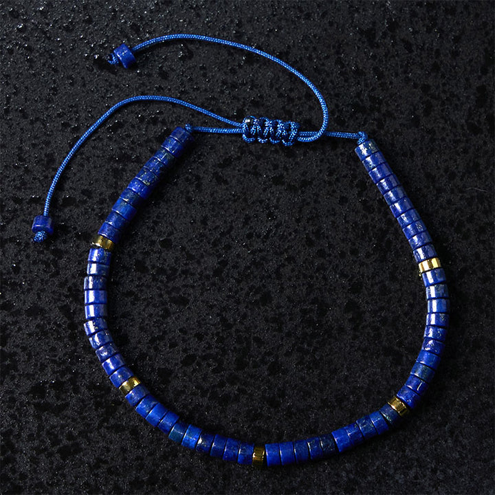 Buddha Stones Natural Lazurite Spacer Bead Positive Balance
