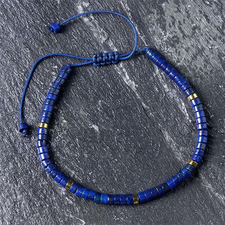 Buddha Stones Natural Lazurite Spacer Bead Positive Balance