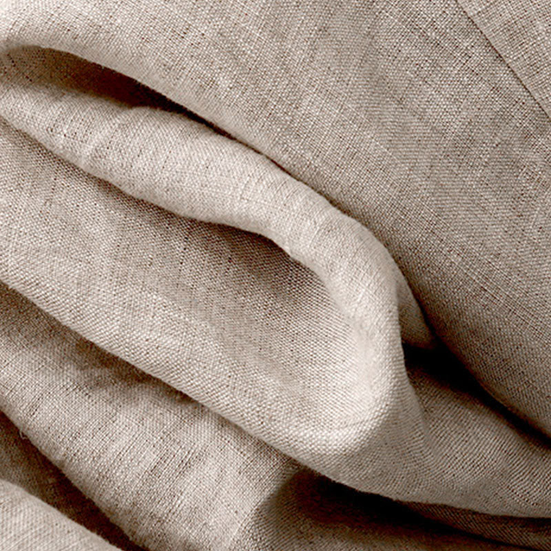 Gonna da donna in lino e cotone con tasche, stile vintage casual, stile Buddha Stones, con spacchi laterali elasticizzati - image 5