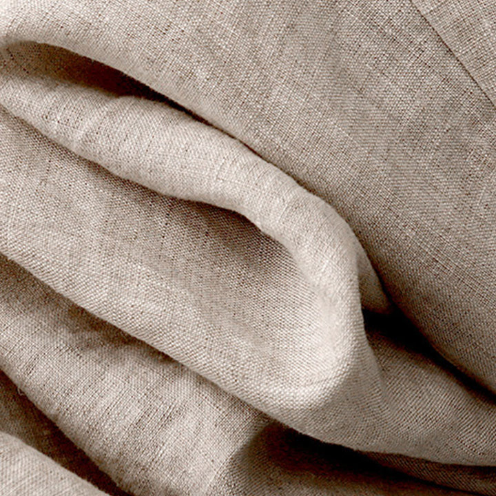 Gonna da donna in lino e cotone con tasche, stile vintage casual, stile Buddha Stones, con spacchi laterali elasticizzati - image 5