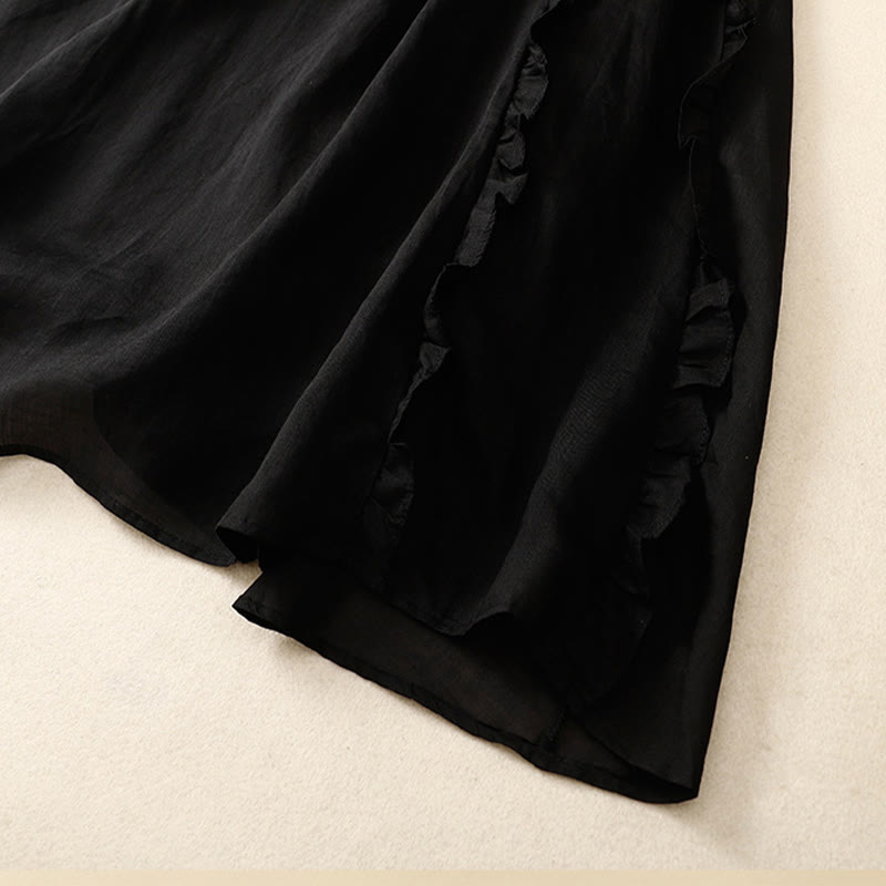 Gonna da donna in cotone con motivo a balze estive Buddha Stones - image 12