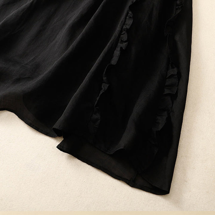 Gonna da donna in cotone con motivo a balze estive Buddha Stones - image 12