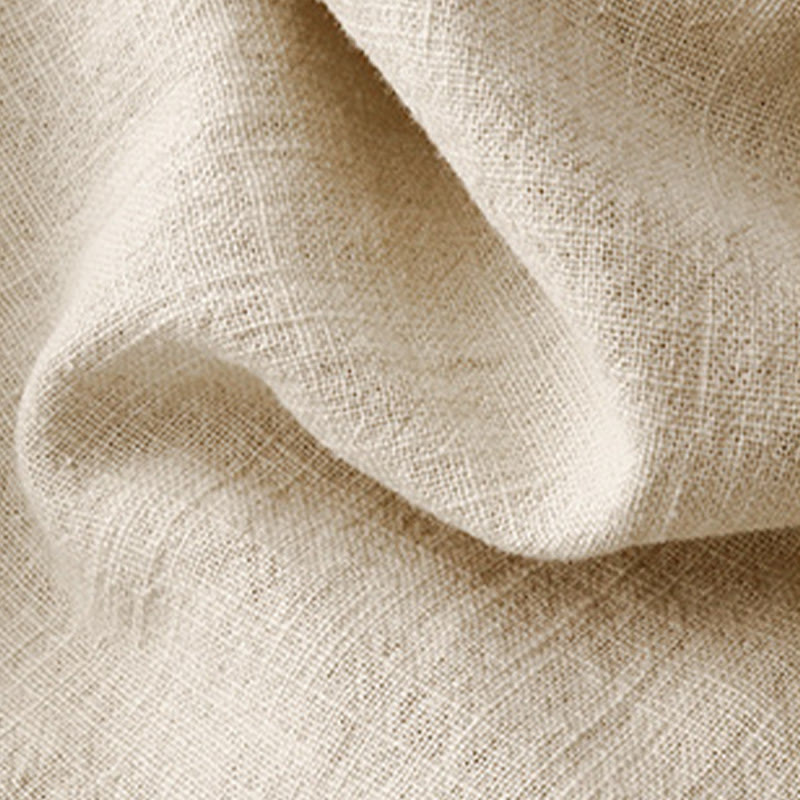 T-shirt casual da donna in cotone e lino con maniche corte e scollo a giro, motivo Buddha Stones, tinta unita - image 4