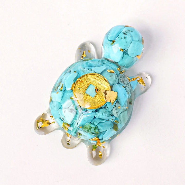 Buddha Stones, piccole, varie, cristalli, avventurina verde, ametista, tartaruga, monete di rame, portafortuna, decorazione per la casa