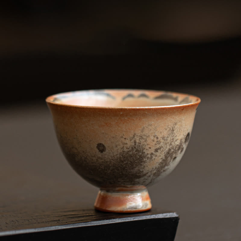 Tazza da tè Kung Fu con gatto carino, piccola, motivo Buddha Stones, 60 ml - Tazza normale 6,5 cm*4,7 cm*60 ml - image 2