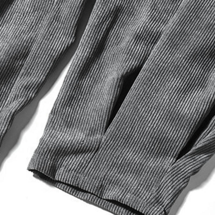 Pantaloni da uomo Buddha Stones Casual in cotone tinta unita con tasche - image 25