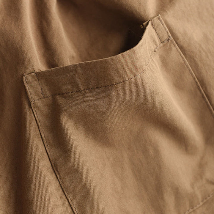 Pantaloni harem da donna in cotone con tasche, modello casual, modello Buddha Stones, con polsini toppati e tasche laterali