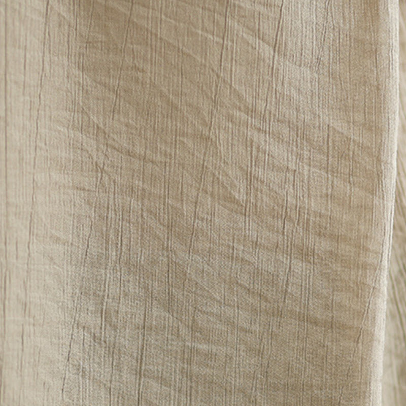 Gilet senza maniche da donna in cotone e lino con colletto alto, casual, con bottoni sul retro, motivo Buddha Stones - image 17