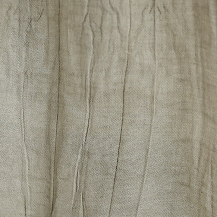 Gilet senza maniche da donna in cotone e lino con scollo rotondo, design semplice, effetto rughe estive, motivo Buddha Stones - image 8