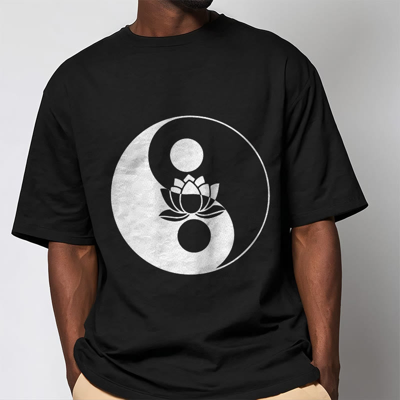 Maglietta Buddha Stones fiore di loto Yin Yang - image 5