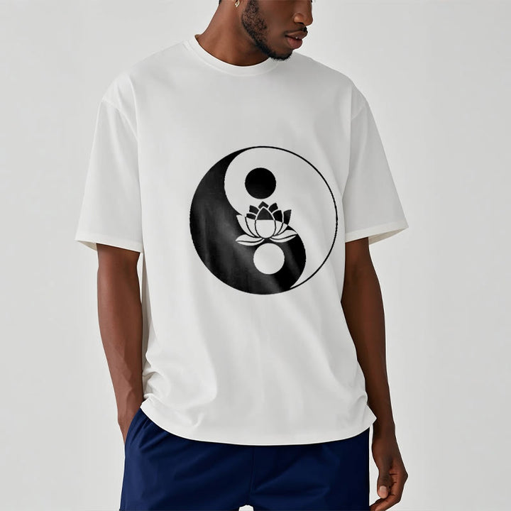 Maglietta Buddha Stones fiore di loto Yin Yang - image 1