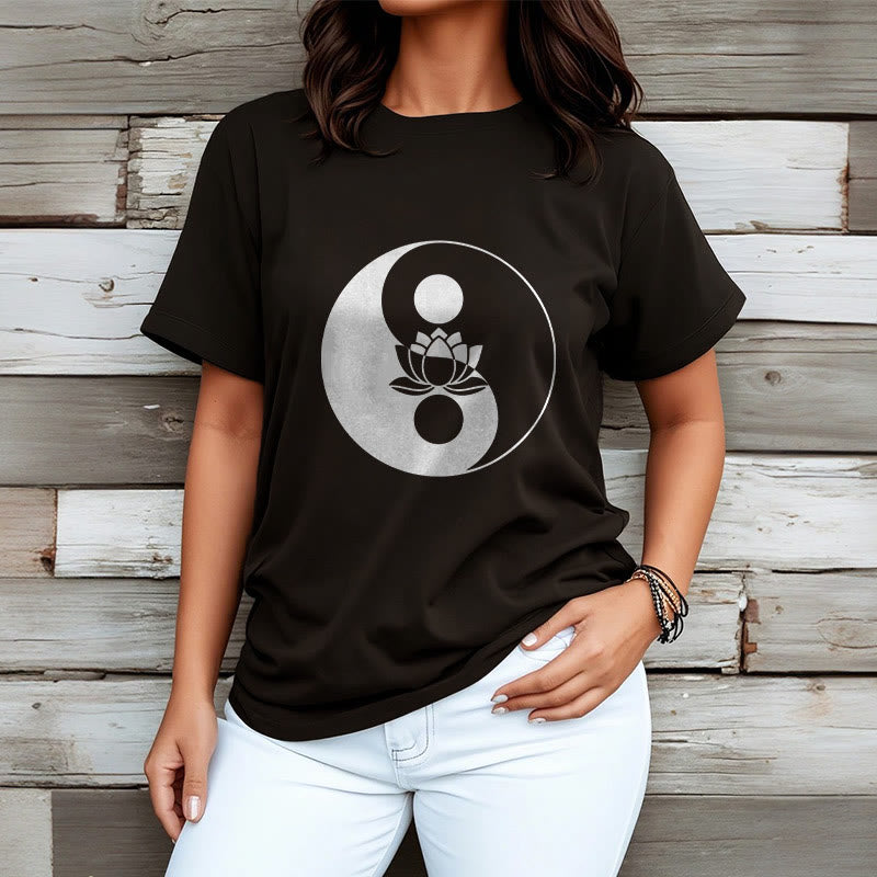 Maglietta Buddha Stones fiore di loto Yin Yang - image 8
