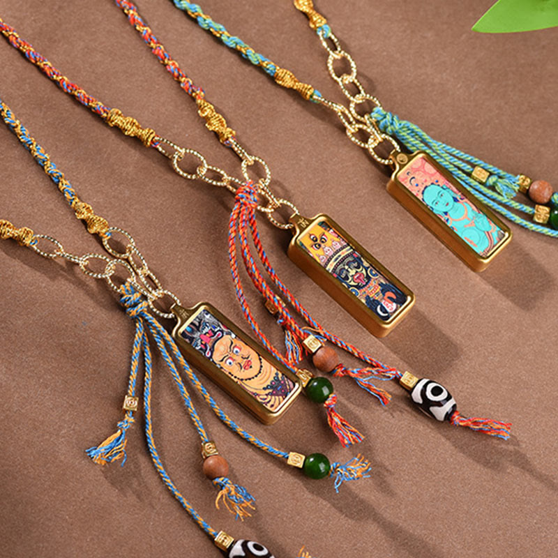 Dawapara Potente Ciondolo Di Abraxas Collana Protezione Del Denaro Talismano Amuleto Spiruale Occulto Gioielli In Acciaio Inossidabile - Foto 7