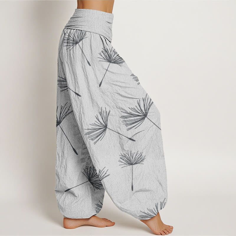 Pantaloni harem da donna con elastico in vita, modello Buddha Stones Casual Cdrifting Dandelion Seeds - image 7