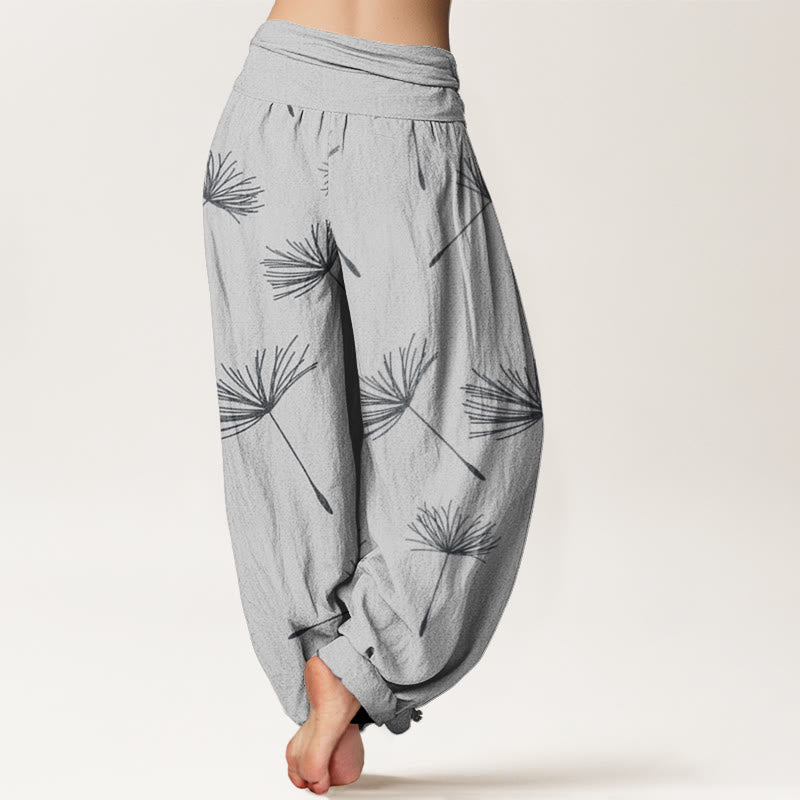 Pantaloni harem da donna con elastico in vita, modello Buddha Stones Casual Cdrifting Dandelion Seeds - image 6