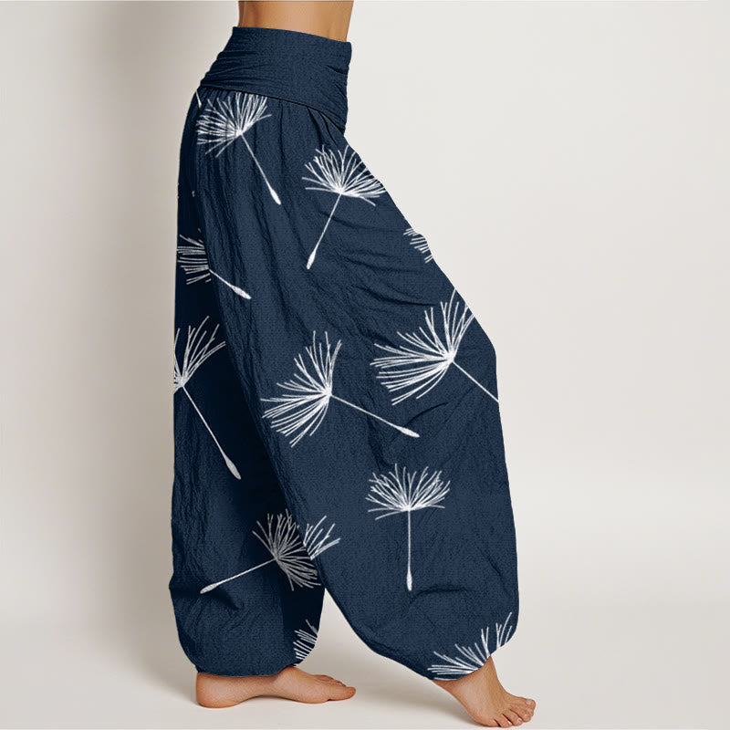 Pantaloni harem da donna con elastico in vita, modello Buddha Stones Casual Cdrifting Dandelion Seeds - image 10