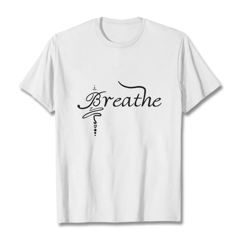 Maglietta Buddha Stones Breathe Word Tee - Bianco - 2XL - image 6