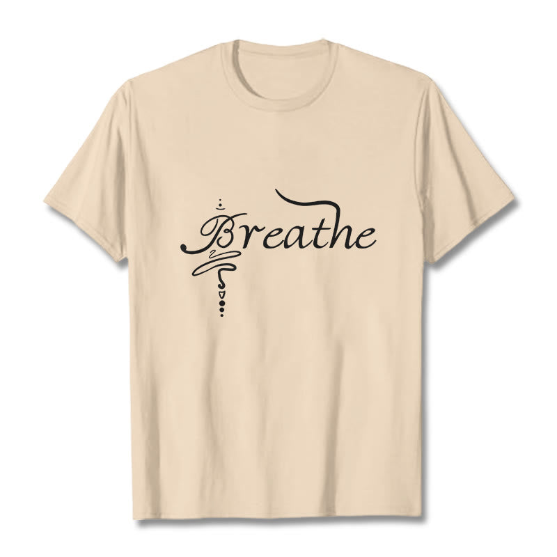 Maglietta Buddha Stones Breathe Word Tee - Biscotto - 2XL - image 9