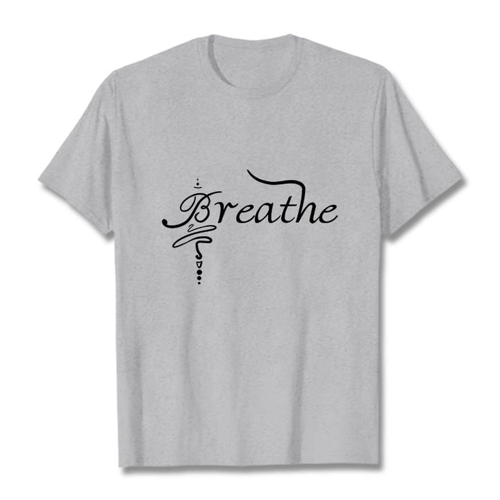 Maglietta Buddha Stones Breathe Word Tee - Grigio chiaro - 2XL - image 19