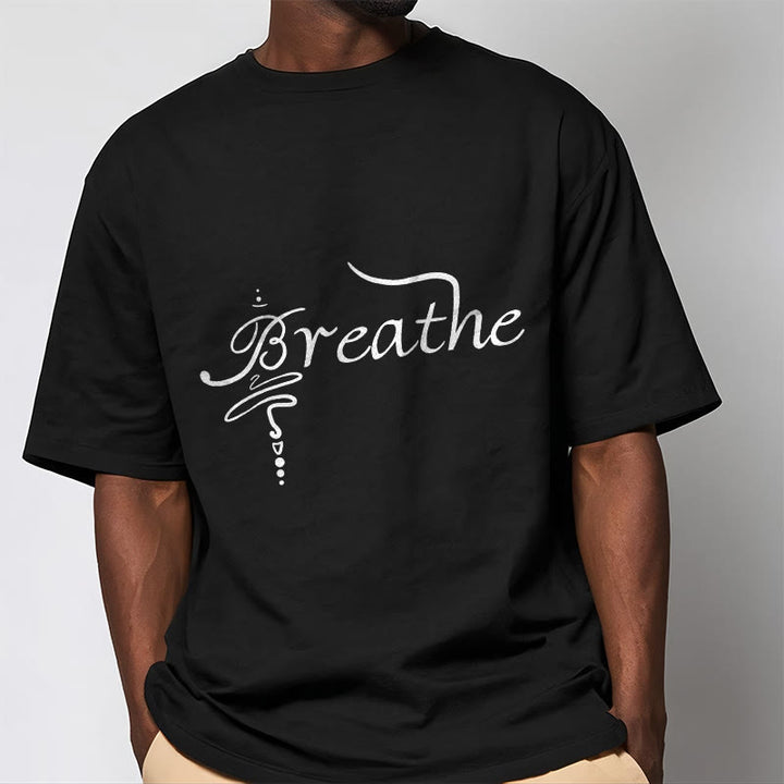 Maglietta Buddha Stones Breathe Word Tee - image 2