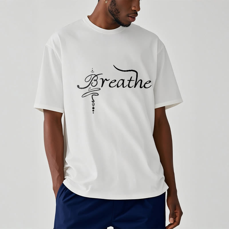 Maglietta Buddha Stones Breathe Word Tee - image 7