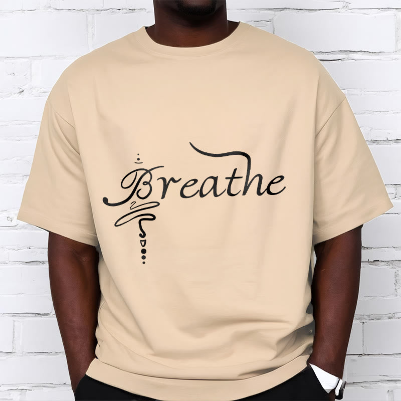 Maglietta Buddha Stones Breathe Word Tee - image 10