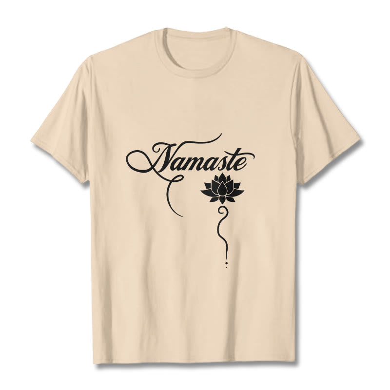 Maglietta Buddha Stones HELLO Hindi Lotus - Biscotto - 2XL - image 10