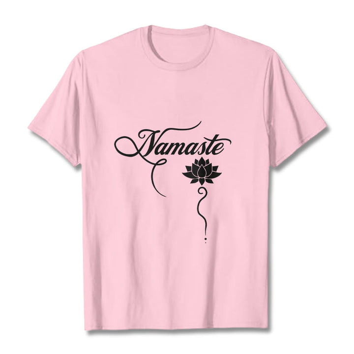 Maglietta Buddha Stones HELLO Hindi Lotus - Rosa chiaro - 2XL - image 13